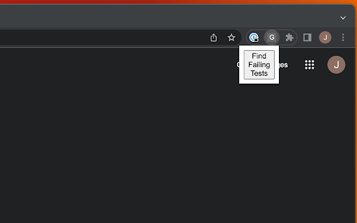 GitHub Actions Failing Test Finder  from Chrome web store to be run with OffiDocs Chromium online