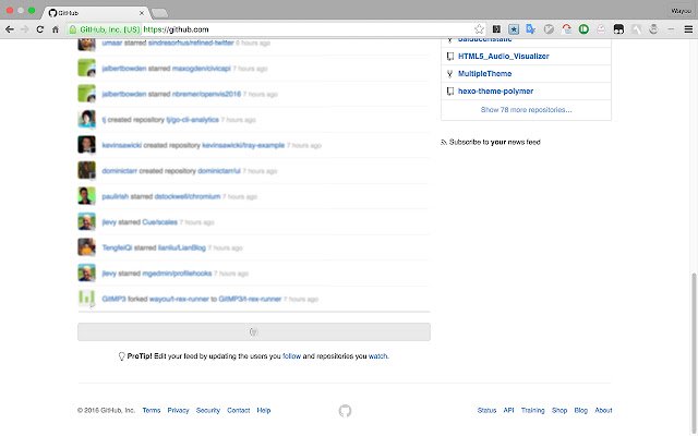 github activity divider  from Chrome web store to be run with OffiDocs Chromium online
