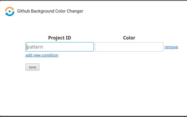 Github Background Color Changer mula sa Chrome web store na tatakbo sa OffiDocs Chromium online