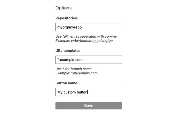 GitHub branch to URL  from Chrome web store to be run with OffiDocs Chromium online