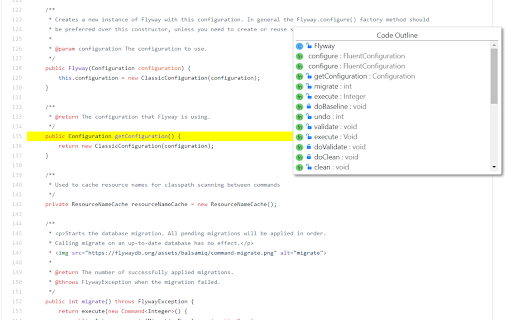 Github Code Outline  from Chrome web store to be run with OffiDocs Chromium online