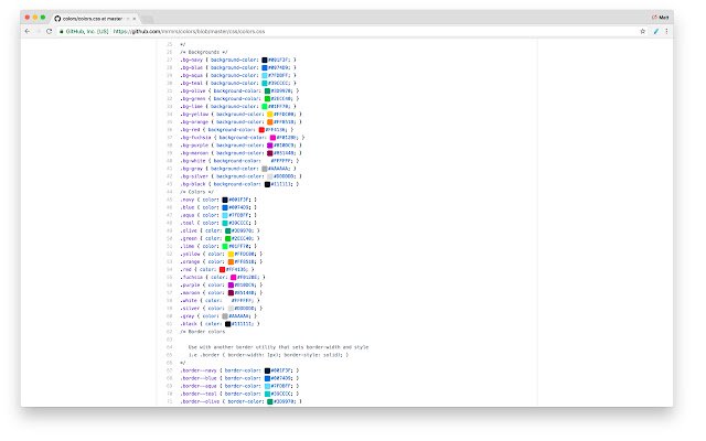 GitHub CSS Highlighter  from Chrome web store to be run with OffiDocs Chromium online