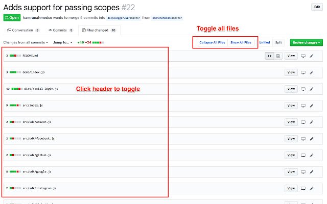 ക്രോം വെബ് സ്റ്റോറിൽ നിന്നുള്ള Github Diffs, OffiDocs Chromium ഓൺലൈനിൽ പ്രവർത്തിക്കും