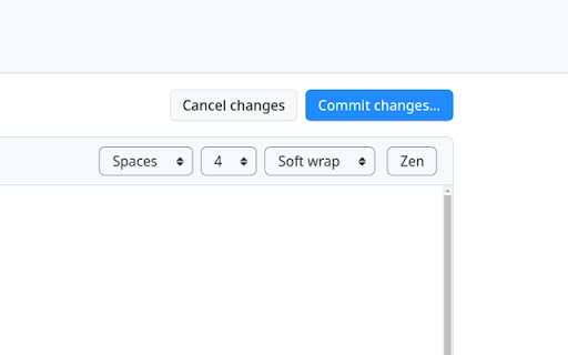 GitHub Editor Zen Mode  from Chrome web store to be run with OffiDocs Chromium online