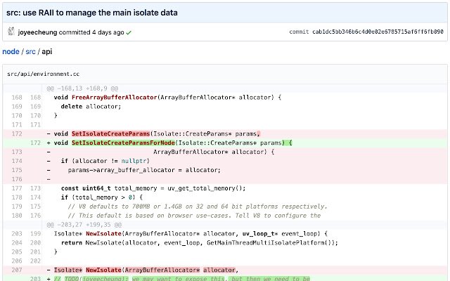 GitHub File Diff  from Chrome web store to be run with OffiDocs Chromium online