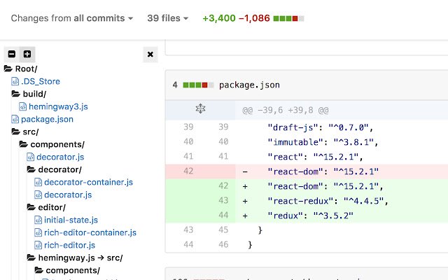 Github File Tree  from Chrome web store to be run with OffiDocs Chromium online