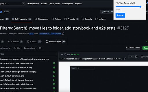 GitHub File Tree Resizer from Chrome web store to be run with OffiDocs Chromium online GitHub File Tree Resizer from Chrome web store to be run with OffiDocs Chromium online