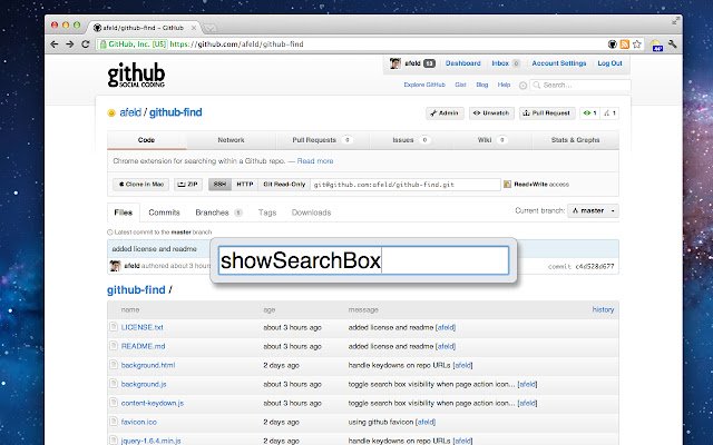 github find de Chrome web store para ejecutarse con OffiDocs Chromium en línea
