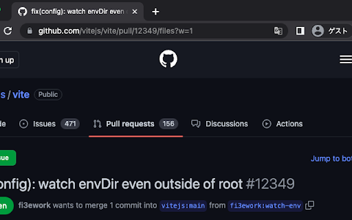 GitHub Hide Whitespace  from Chrome web store to be run with OffiDocs Chromium online