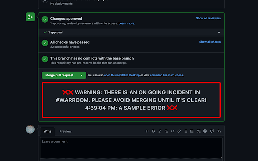 Github Incident Alerts from Chrome web store to be run with OffiDocs Chromium online Github Incident Alerts from Chrome web store to be run with OffiDocs Chromium online