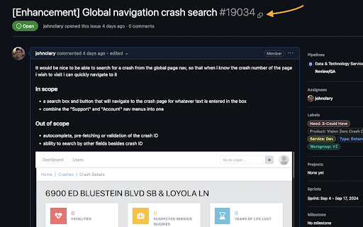 Github Issue Quick Copy  from Chrome web store to be run with OffiDocs Chromium online
