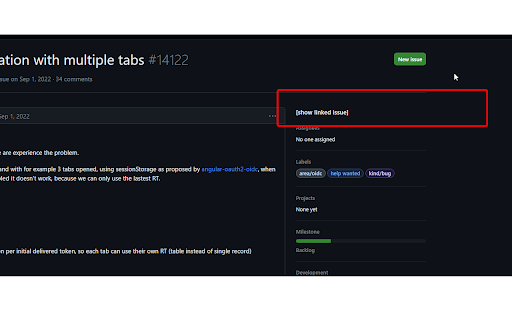 Github Issues Enhanced  from Chrome web store to be run with OffiDocs Chromium online