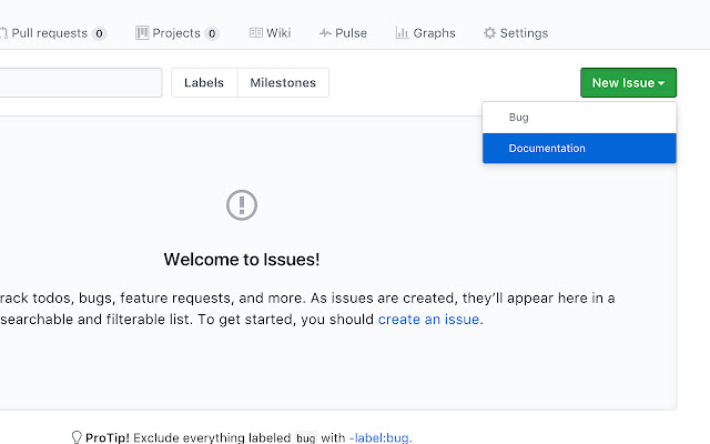 Las plantillas de problemas de Github de la tienda web de Chrome se ejecutarán con OffiDocs Chromium en línea