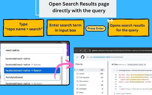 Github JumpTo  from Chrome web store to be run with OffiDocs Chromium online