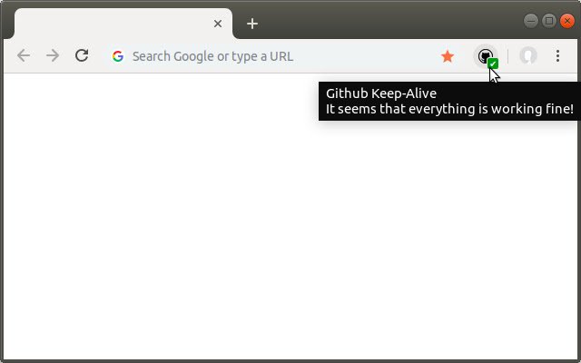 Github Keep Alive  from Chrome web store to be run with OffiDocs Chromium online