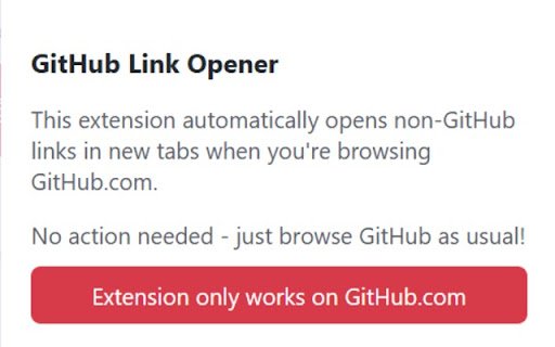 GitHub Link Opener  from Chrome web store to be run with OffiDocs Chromium online