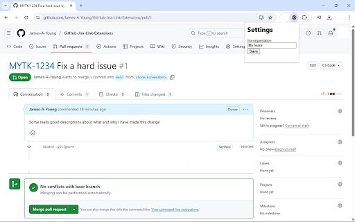 GitHub <> Jira Links  from Chrome web store to be run with OffiDocs Chromium online