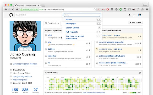 Github Omnibar mula sa Chrome web store na tatakbo sa OffiDocs Chromium online