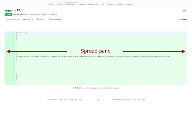GitHub Pane Maximization  from Chrome web store to be run with OffiDocs Chromium online