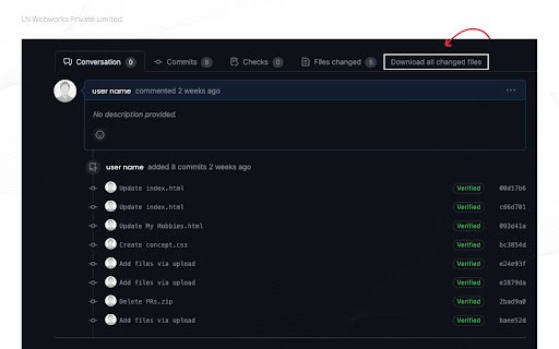 GitHub PR Zipper  from Chrome web store to be run with OffiDocs Chromium online