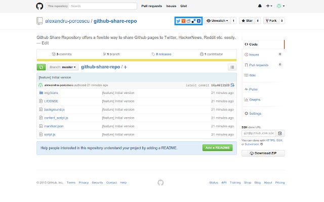 Github Share Repository din magazinul web Chrome va fi rulat cu OffiDocs Chromium online