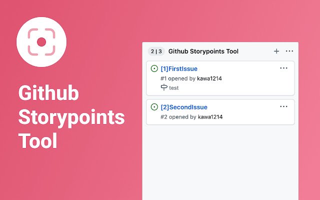Github Storypoints Tool จาก Chrome เว็บสโตร์ที่จะทำงานร่วมกับ OffiDocs Chromium ออนไลน์