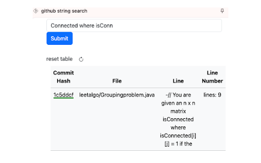 github string search  from Chrome web store to be run with OffiDocs Chromium online