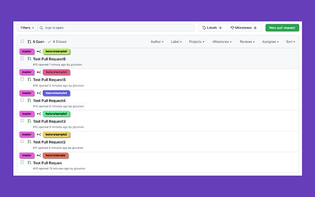 GitHub UI Extensions da Chrome Web Store para serem executadas com o OffiDocs Chromium online