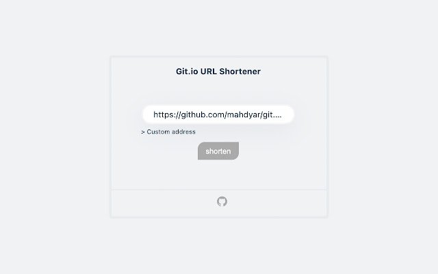 Git.io  from Chrome web store to be run with OffiDocs Chromium online