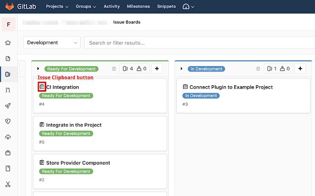 Gitlab Clipboard Extension  from Chrome web store to be run with OffiDocs Chromium online