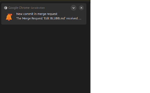 Gitlab Notifications  from Chrome web store to be run with OffiDocs Chromium online