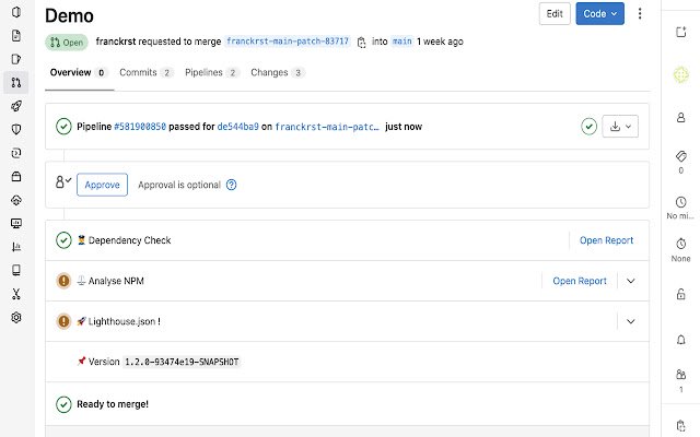GitLab Plus  from Chrome web store to be run with OffiDocs Chromium online