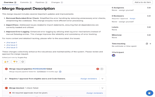GitLab PR Summarizer using JIRA  from Chrome web store to be run with OffiDocs Chromium online