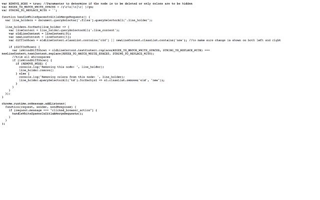 Gitlab Whitespaces remover  from Chrome web store to be run with OffiDocs Chromium online