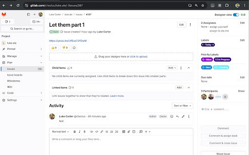 Git Organized  from Chrome web store to be run with OffiDocs Chromium online