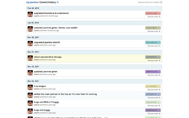 GitRainbow  from Chrome web store to be run with OffiDocs Chromium online