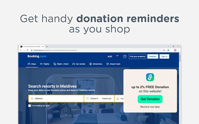 Giverly Donation Reminder dal Chrome Web Store da eseguire con OffiDocs Chromium online