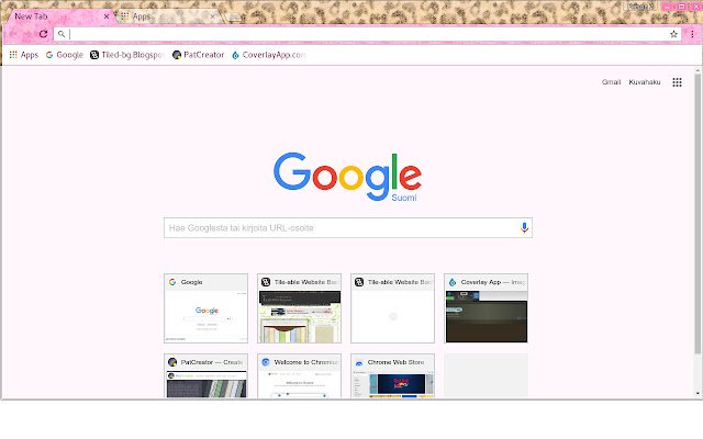 Glamour Pink Theme  from Chrome web store to be run with OffiDocs Chromium online