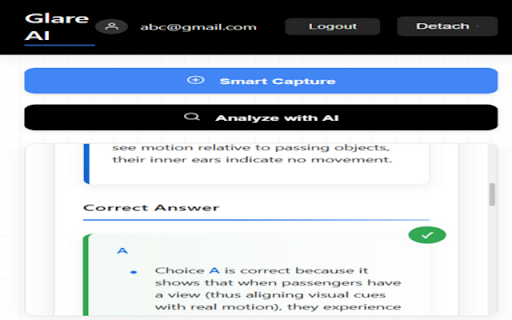 Glare AI  from Chrome web store to be run with OffiDocs Chromium online