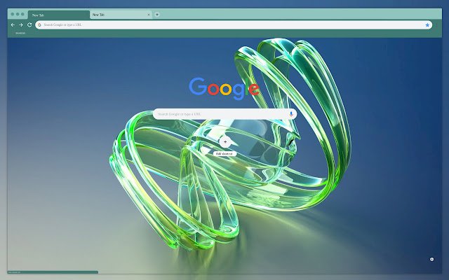El formulario de vidrio verde claro de la tienda web de Chrome se ejecutará con OffiDocs Chromium en línea