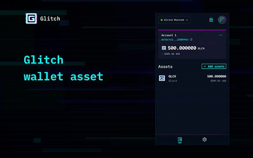 Glitch Wallet  from Chrome web store to be run with OffiDocs Chromium online