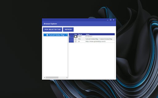 Global Bilgi RPA Web Automation Extension  from Chrome web store to be run with OffiDocs Chromium online