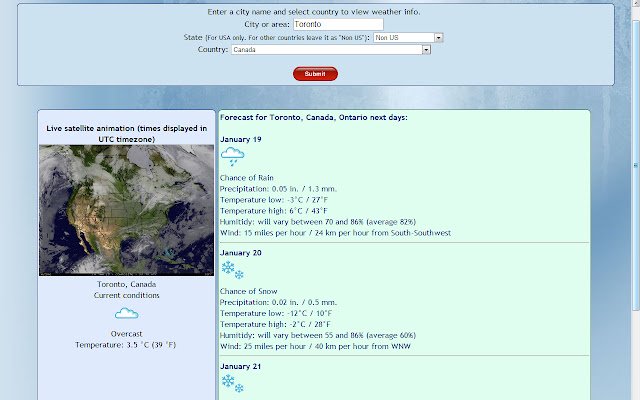 Global Weather NG  from Chrome web store to be run with OffiDocs Chromium online