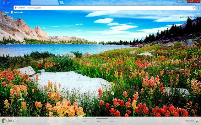Glorious Lake  from Chrome web store to be run with OffiDocs Chromium online