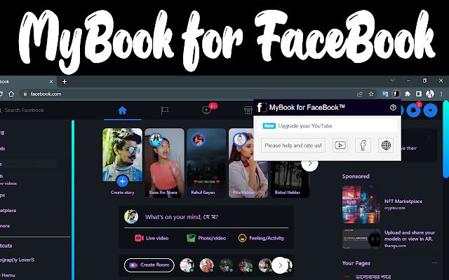 Glow Facebook™ mula sa Chrome web store na tatakbo sa OffiDocs Chromium online