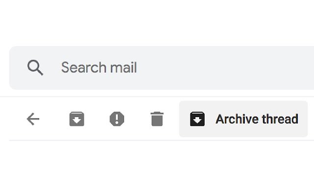 Gmail Archive Thread من Chrome web store ليتم تشغيله مع OffiDocs Chromium عبر الإنترنت