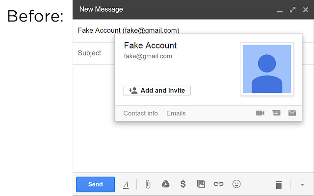 Gmail Contacts Card Updater mula sa Chrome web store na tatakbo sa OffiDocs Chromium online