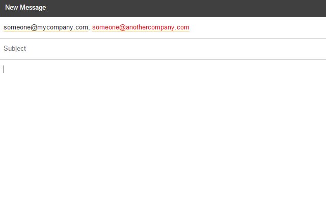 Penyorot Email Eksternal Gmail dari toko web Chrome untuk dijalankan dengan OffiDocs Chromium online
