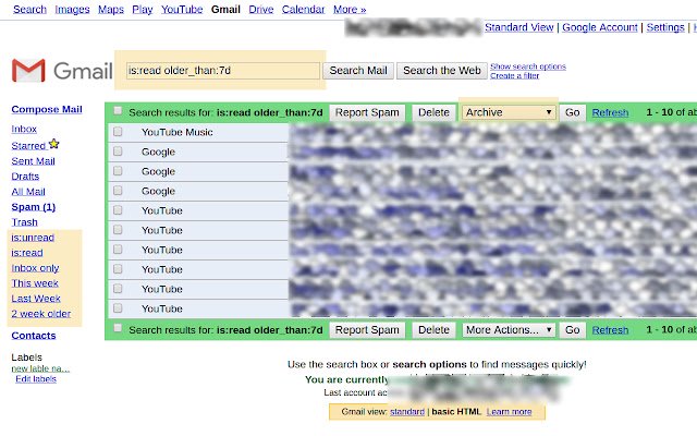 Gmail HTML basic  from Chrome web store to be run with OffiDocs Chromium online