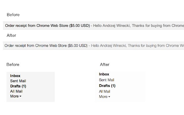 gmail neue mula sa Chrome web store na tatakbo sa OffiDocs Chromium online